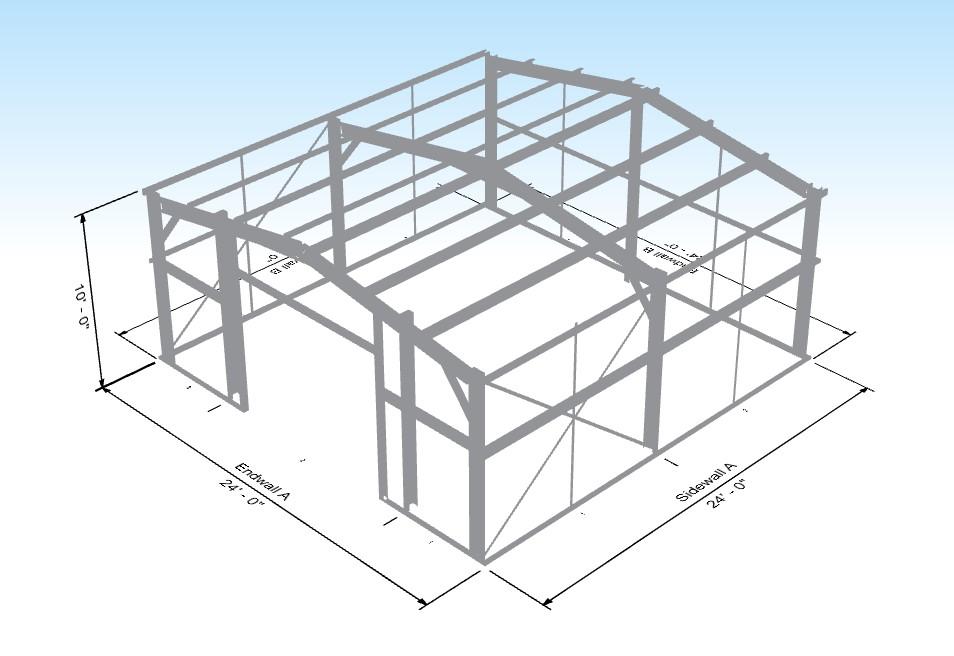 1.00 Acre • Preconstruction Mueller Hypersteel 24’x24’ Building Included • Land for Sale in Luna County, New Mexico • NM0002