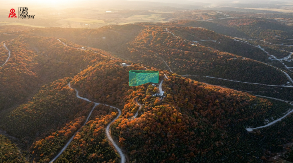 0.80 acres • No HOA Sweeping Views • Land for Sale in Carroll County, Arkansas • AR0001