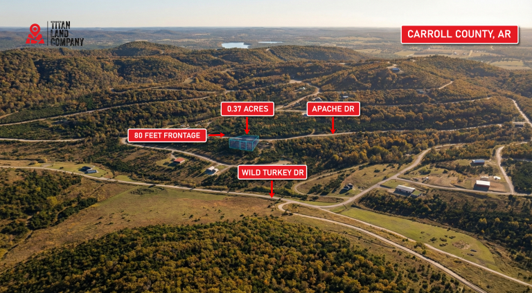 0.37 Acre • Paved Road + Power at the Lot Line • Land for Sale in Carroll County, Arkansas • AR0006