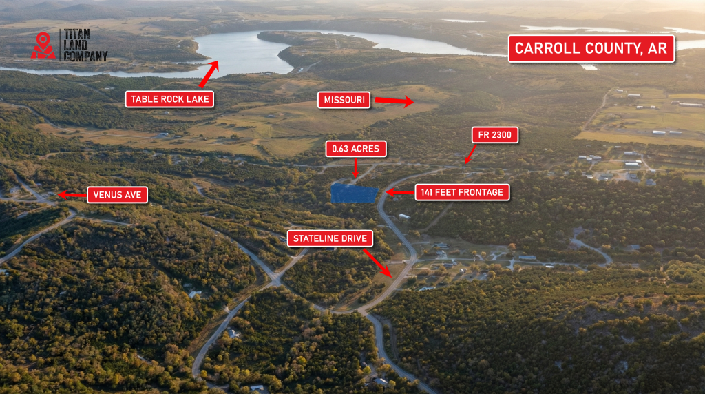 0.63 Acres • Utilities Nearby + Beautiful Views • Land for Sale in Carroll County, Arkansas • AR0004