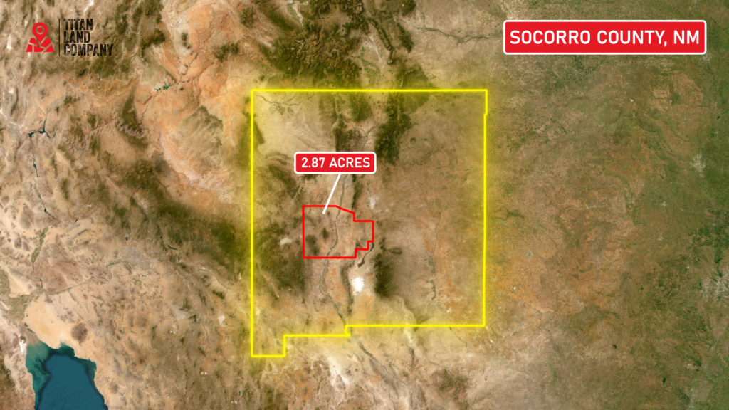 2.87 Acres • No Restrictions + Power at the Lot Line! • Land for Sale in Socorro County, New Mexico • NM0008