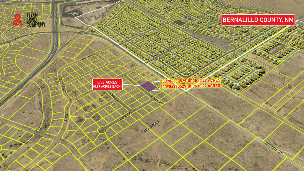 0.29 Acre • Desirable Land in a Growing Westside Community •  Land for Sale in Bernalillo County, New Mexico • NM0006