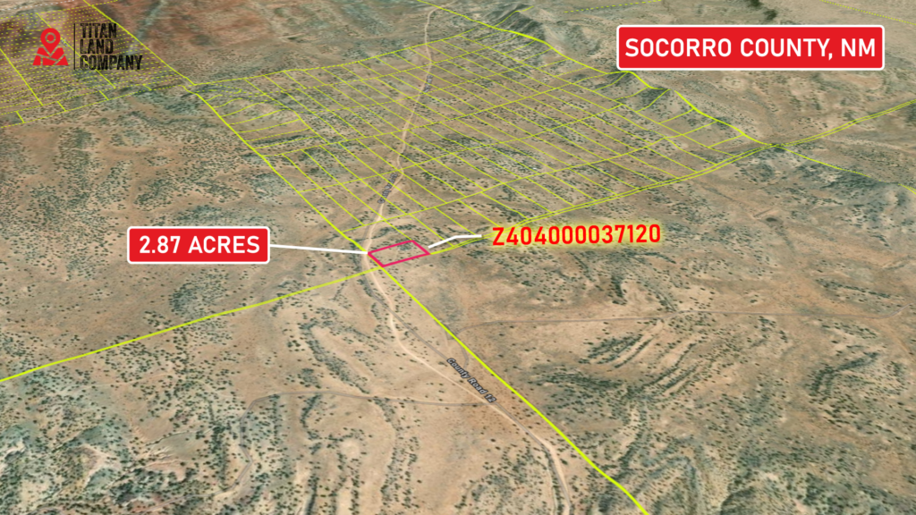 2.87 Acres • No Restrictions + Power at the Lot Line! • Land for Sale in Socorro County, New Mexico • NM0008