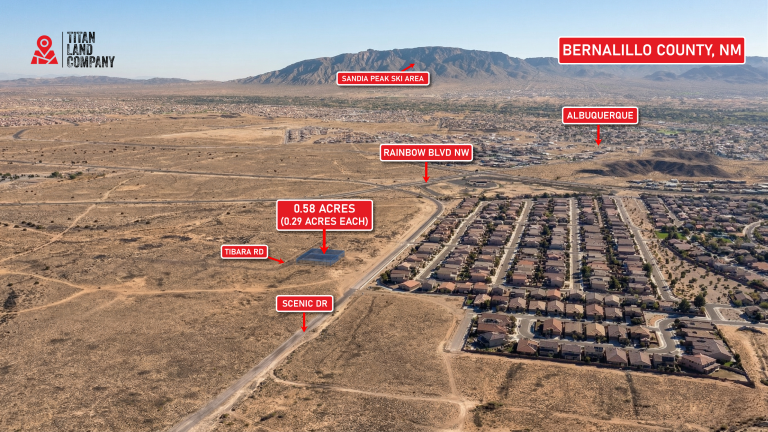 0.29 Acre • Desirable Land in a Growing Westside Community •  Land for Sale in Bernalillo County, New Mexico • NM0006