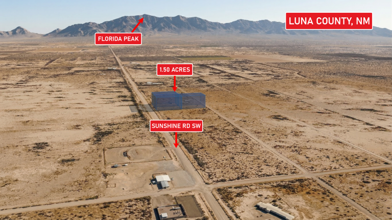 1.50 Acres • Power at Lot Line + No HOA • Land for Sale in Luna County, New Mexico • NM0005