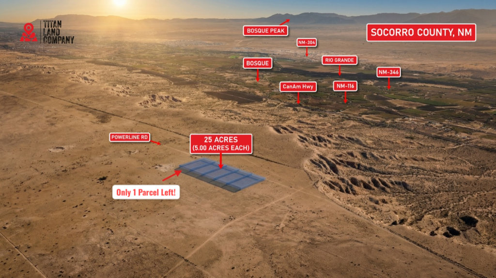 Privacy, Space, and Endless Possibilities! • Unrestricted 5.00-Acres Land for Sale near Bosque, NM• NM0025