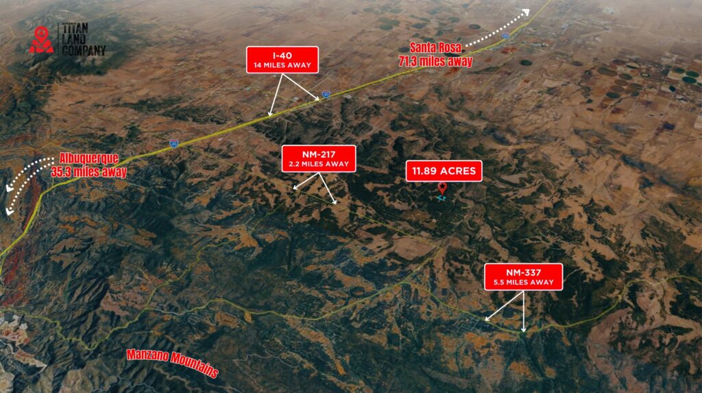 No HOA • Power Close • Wide Open 11.89 Acres Near Albuquerque • NM0010