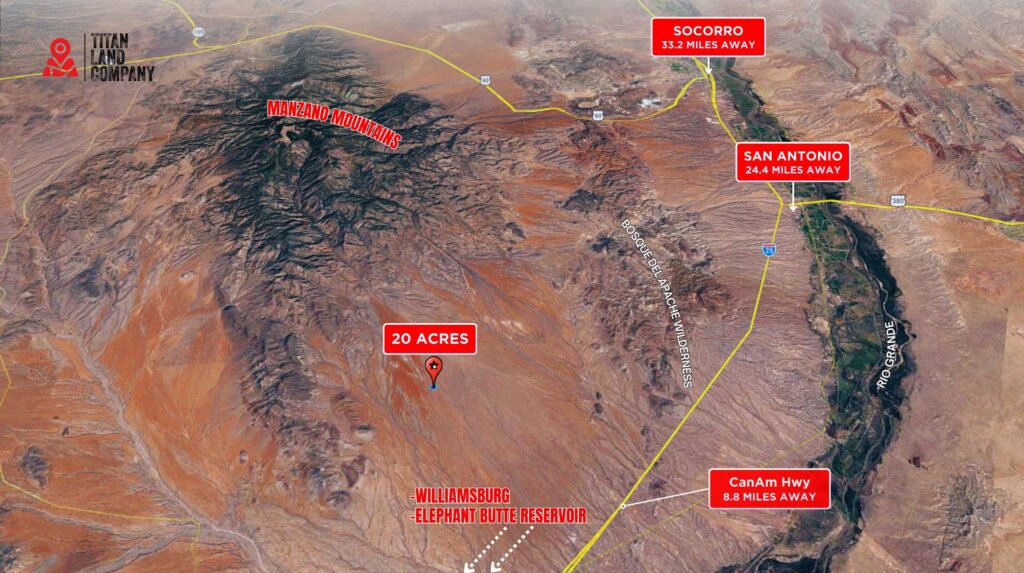 No HOA • 20 Acres with Wells Nearby • Chupadera Mountain Views • Total Freedom! • NM0015