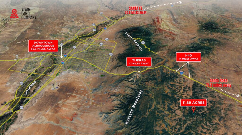 No HOA • Power Close • Wide Open 11.89 Acres Near Albuquerque • NM0010