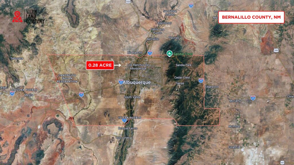 0.28 Acre • Power Nearby + With City & Mountain Views! • Land for Sale in Bernalillo County, New Mexico • NM0009