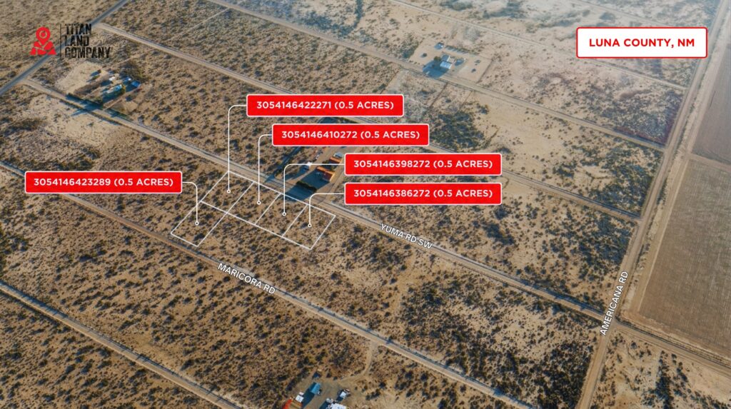 2.50 Acres • 5 Adjacent Lots Near Hiking Trails • Land for Sale in Luna County, New Mexico • NM0028