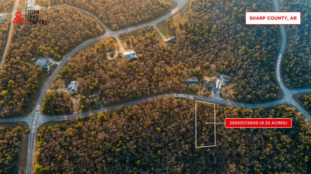 0.32 Acres • Paved Access + Utilities in the Area + Near Lakes • Land for Sale in Sharp County, Arkansas • AR0010