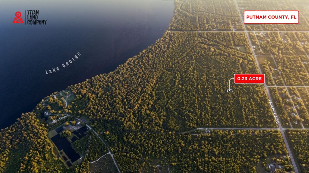 0.23 Acre •  Fishing & Boating Access Nearby! • Land for Sale in Putnam County, Florida • FL0001