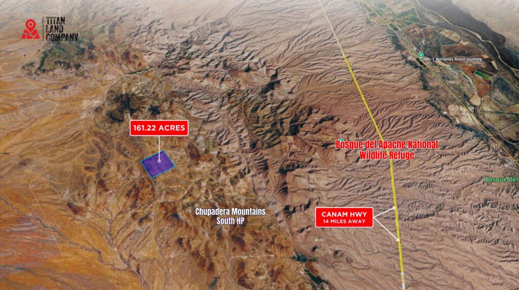161.22 Acres • Backing Up to Chupadera Wilderness+Seasonal Streams—Stock Pond Potential! • Land for Sale in Socorro County, New Mexico • NM0022