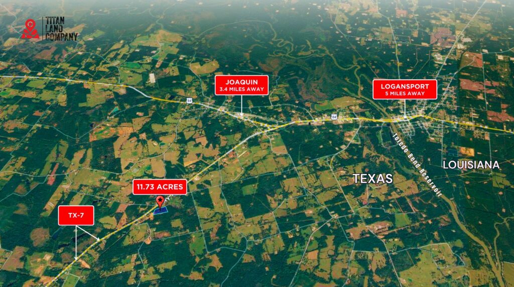 11.73 Acres • Wooded East Texas Retreat • Land for Sale in Shelby County, Texas • TX0001