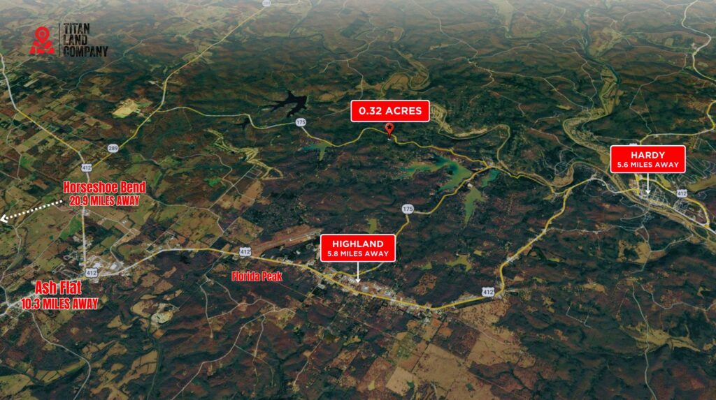0.32 Acres • Paved Access + Utilities in the Area + Near Lakes • Land for Sale in Sharp County, Arkansas • AR0010