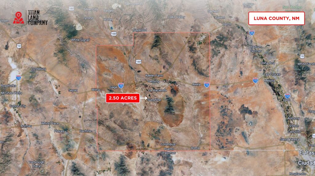 2.50 Acres • 5 Adjacent Lots Near Hiking Trails • Land for Sale in Luna County, New Mexico • NM0028