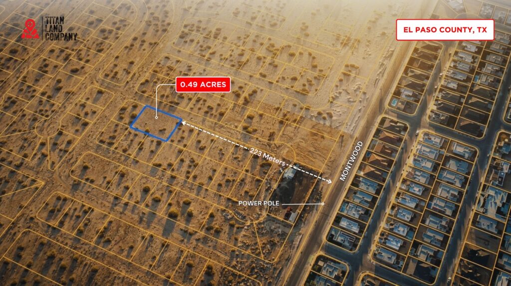 0.49 Acres • Near John Hayes & Montwood • Land for Sale in El Paso County, Texas • TX0015