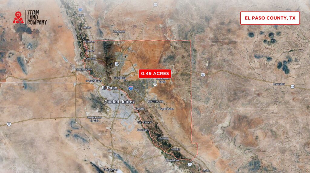 0.49 Acres • Near John Hayes & Montwood • Land for Sale in El Paso County, Texas • TX0015