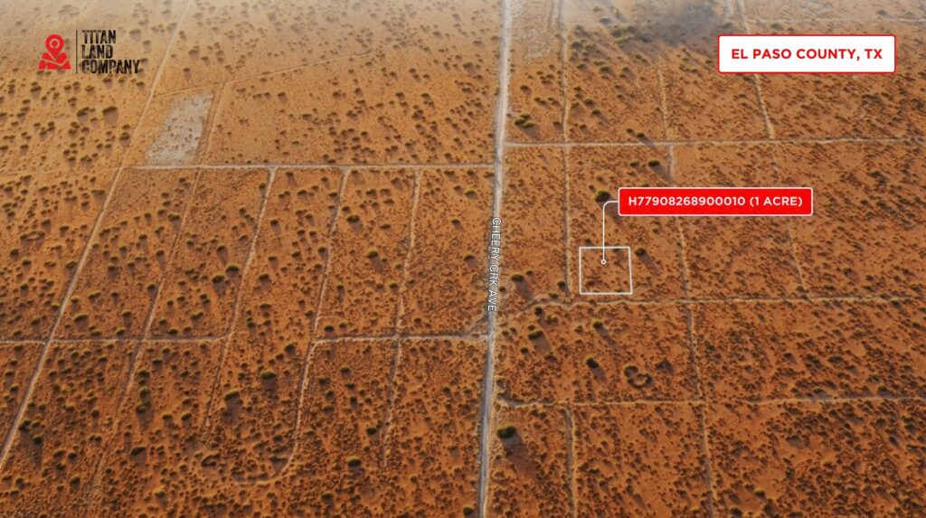 Open Space & Future Potential • Growing Horizon City Area • Land for Sale in El Paso County, Texas • TX0013