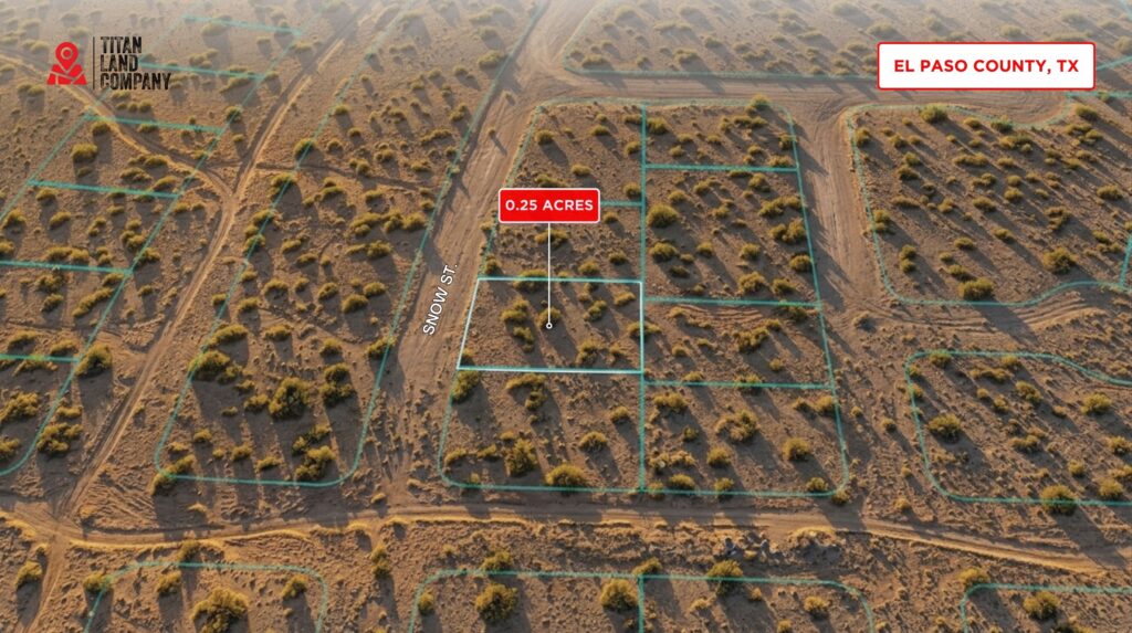 Near Eastlake Growth Area • Power Nearby • Land for Sale in El Paso County, Texas • TX0014