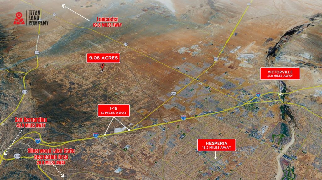 9.08 Acres • Established Phelan Area + Investment Potential • Land for Sale in San Bernardino County, CA • CA0001