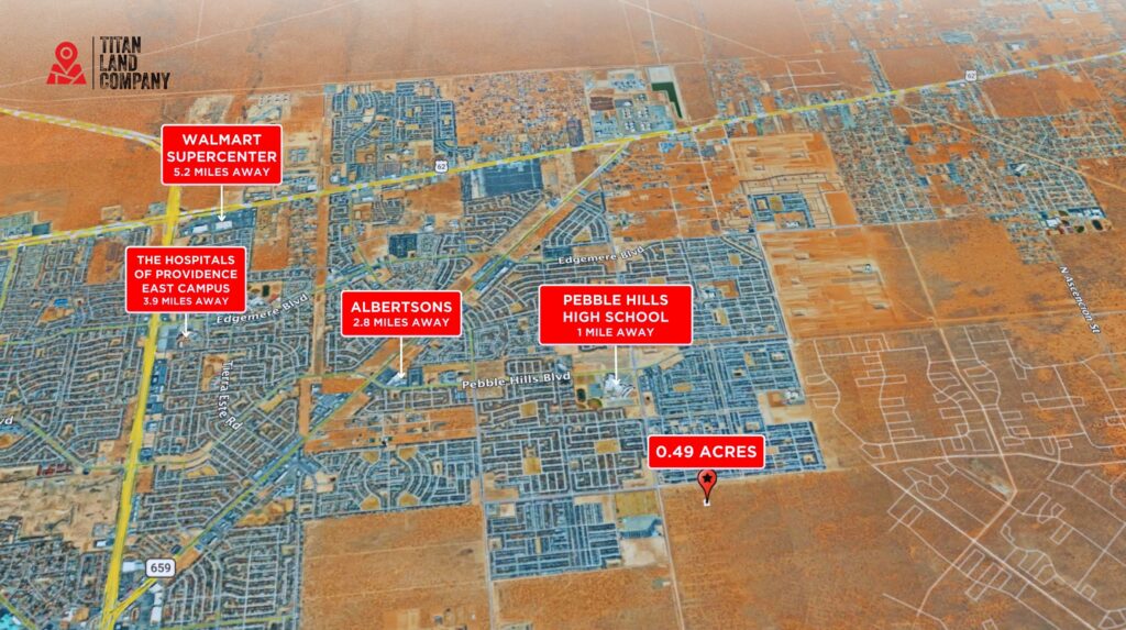 0.49 Acres • Near John Hayes & Montwood • Land for Sale in El Paso County, Texas • TX0015