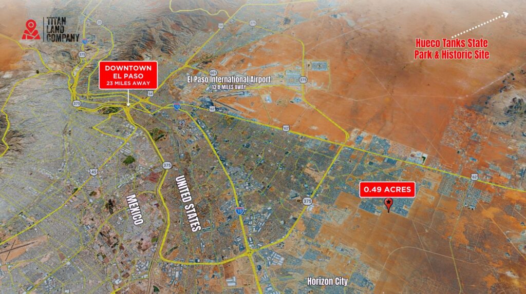 0.49 Acres • Near John Hayes & Montwood • Land for Sale in El Paso County, Texas • TX0015