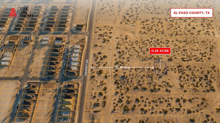 0.26 Acres • Near Pellicano Drive & Darrington Road Growth Corridor • Land for Sale in Horizon City Estates, Texas • TX0016