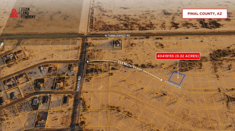 0.32 Acre • No HOA in Growing Eloy Area + Near I-10 • Land for Sale in Pinal County, Arizona • AZ0027