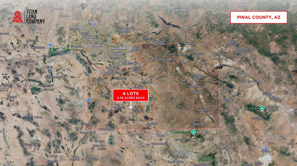 0.35 Acres • No HOA + Future Growth Area Near I-10 • Land for Sale in Pinal County, Arizona • AZ0019