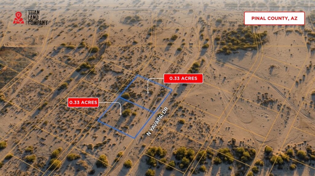 0.66 Acres • Package of Two Adjacent Residential Lots • Land for Sale in Pinal County, Arizona • AZ0010