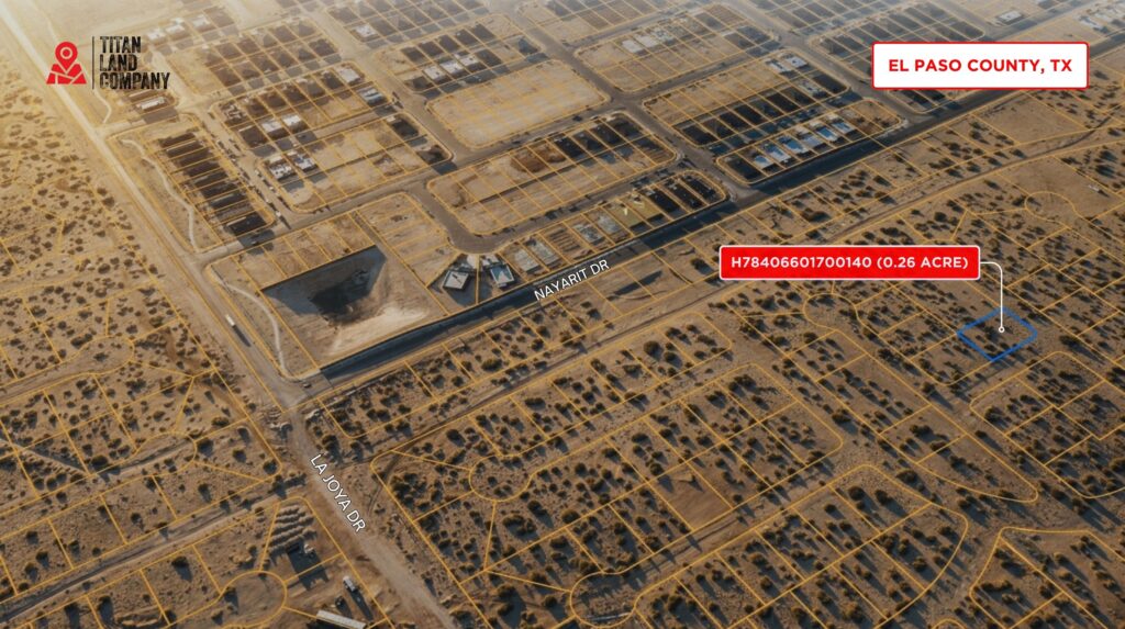 0.26 Acres • Near Pellicano Drive & Darrington Road Growth Corridor • Land for Sale in Horizon City Estates, Texas • TX0016