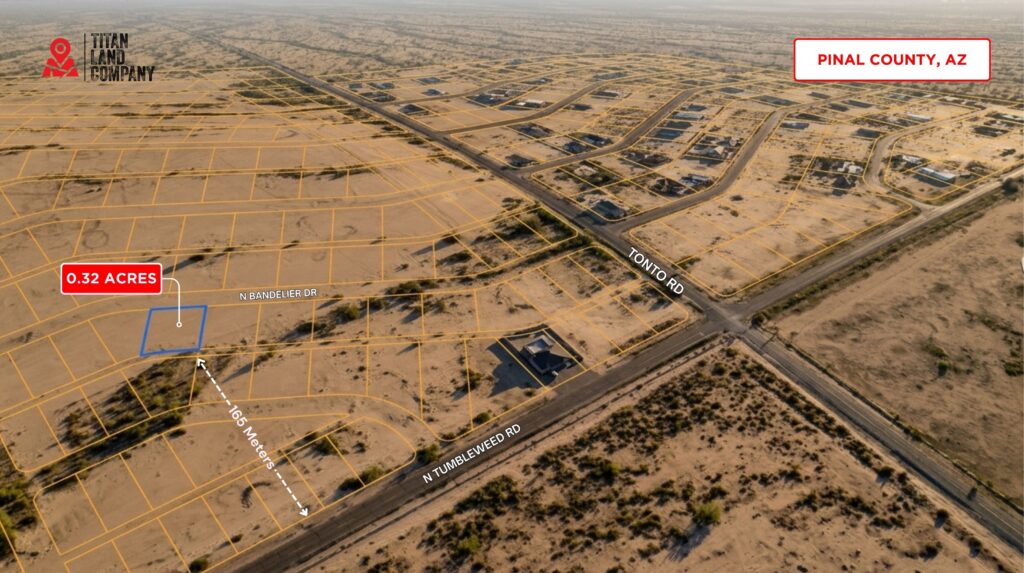 0.32 Acre • No HOA in Growing Eloy Area + Near I-10 • Land for Sale in Pinal County, Arizona • AZ0027