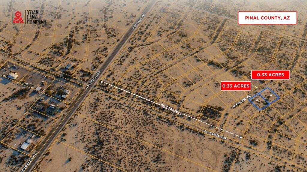 0.66 Acres • Package of Two Adjacent Residential Lots • Land for Sale in Pinal County, Arizona • AZ0010