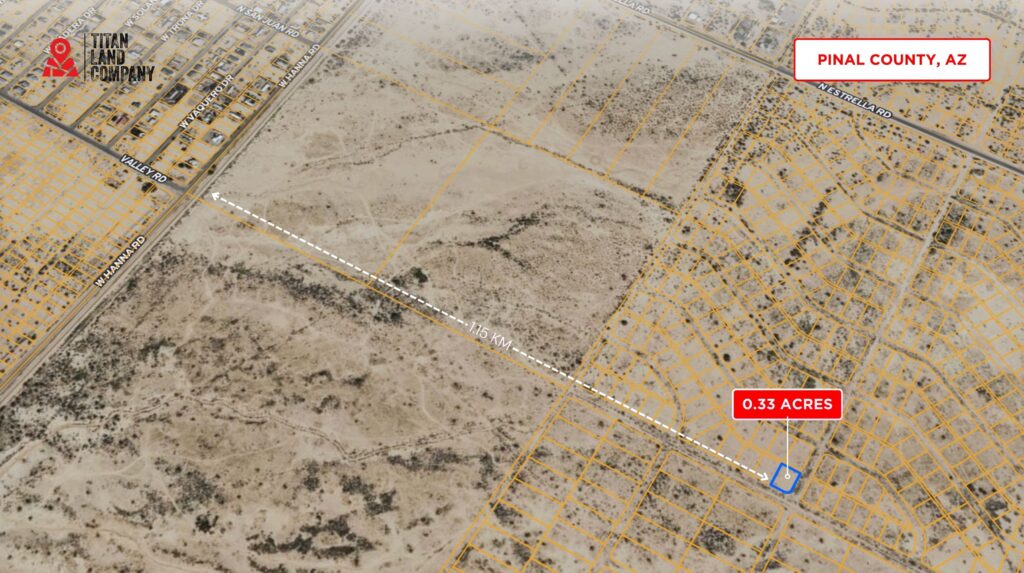 0.33 Acre • No HOA + Future Growth Area Near I-10 • Land for Sale in Pinal County, Arizona • AZ0015