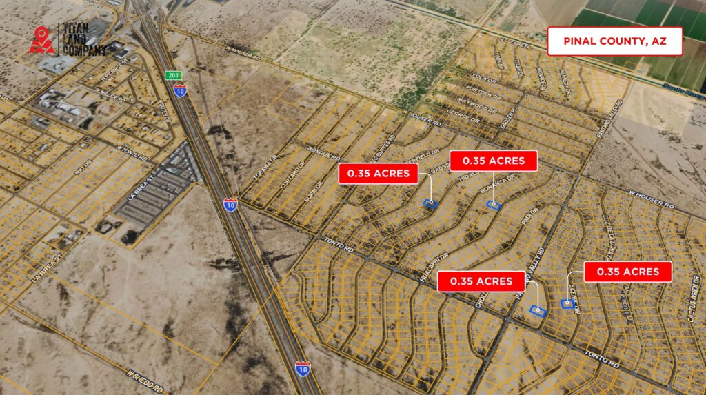 0.35 Acres • No HOA + Future Growth Area Near I-10 • Land for Sale in Pinal County, Arizona • AZ0019