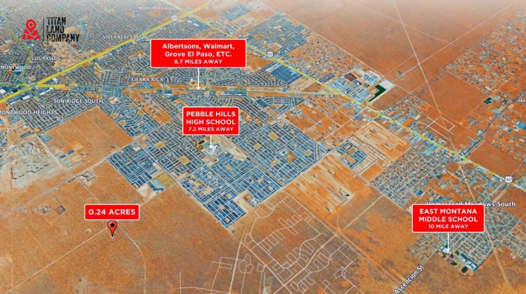 0.24 Acres • Near John Hayes/Berryville Expansion • Land for Sale in El Paso County, Texas • TX0017
