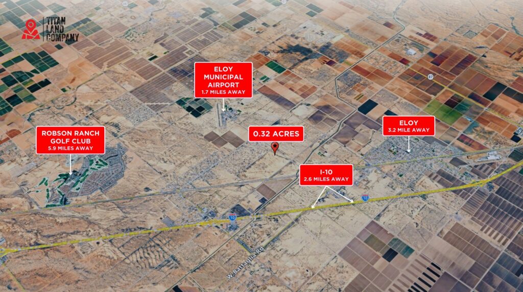 0.32 Acre • No HOA in Growing Eloy Area + Near I-10 • Land for Sale in Pinal County, Arizona • AZ0027