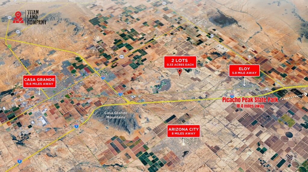0.66 Acres • Package of Two Adjacent Residential Lots • Land for Sale in Pinal County, Arizona • AZ0010