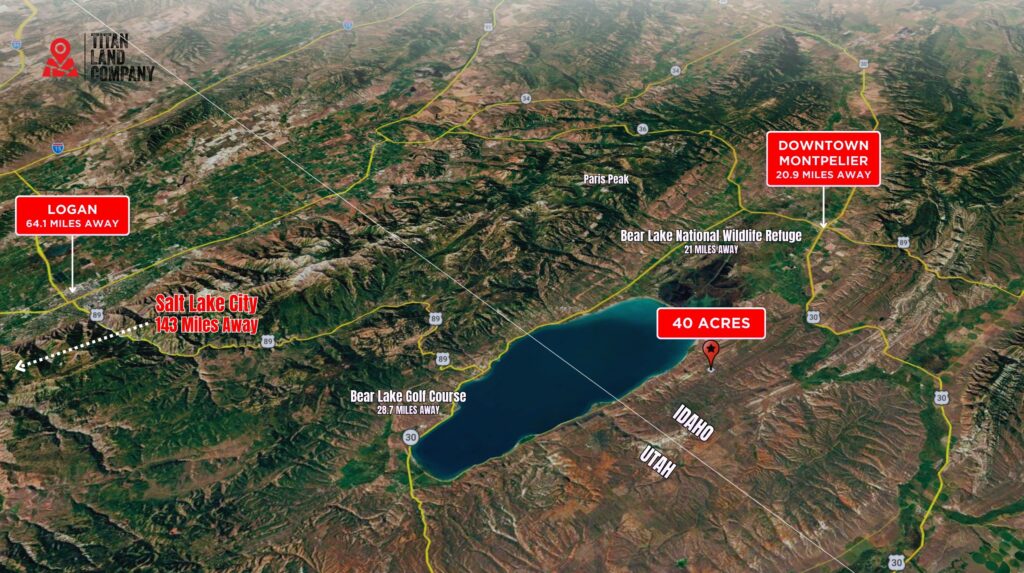 40 Acres • Bear Lake Views + Recreational Area • Land for Sale in Bear Lake County, Idaho • ID0001