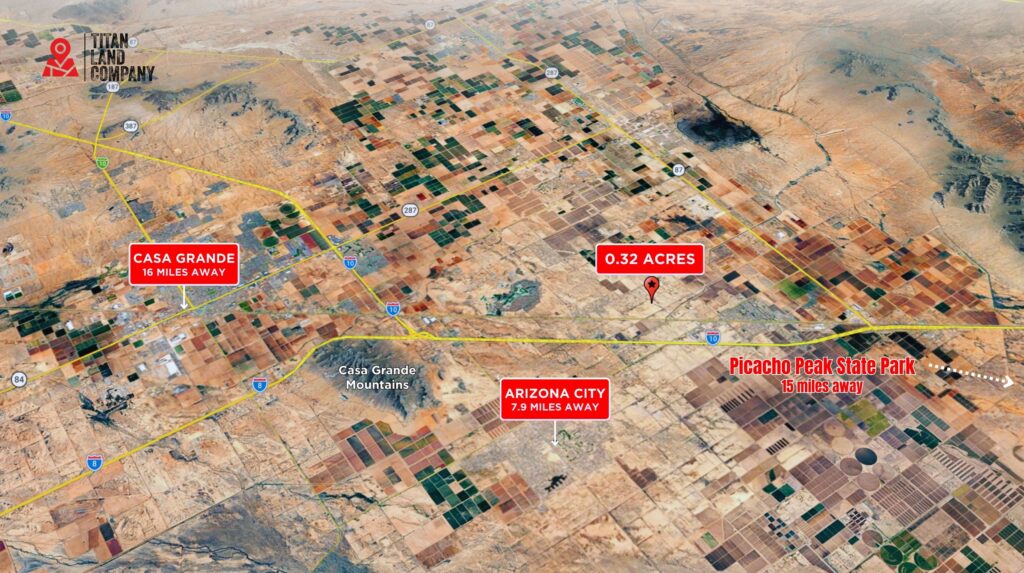 0.32 Acre • No HOA in Growing Eloy Area + Near I-10 • Land for Sale in Pinal County, Arizona • AZ0027