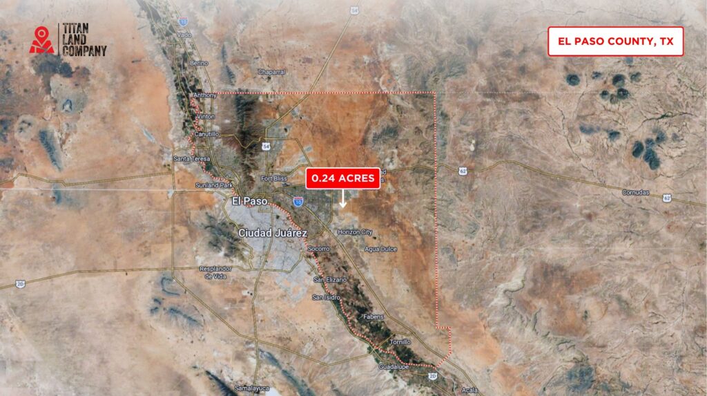 0.24 Acres • Near John Hayes/Berryville Expansion • Land for Sale in El Paso County, Texas • TX0017