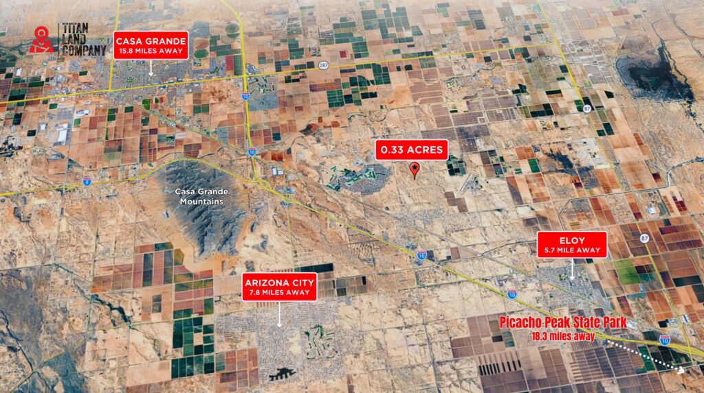 0.33 Acre • No HOA + Future Growth Area Near I-10 • Land for Sale in Pinal County, Arizona • AZ0015