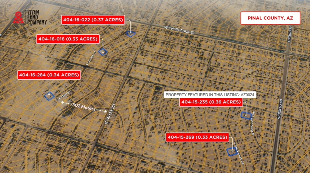 0.36 Acre • No HOA + Future Growth Area Near I-10 • Land for Sale in Pinal County, Arizona • AZ0024
