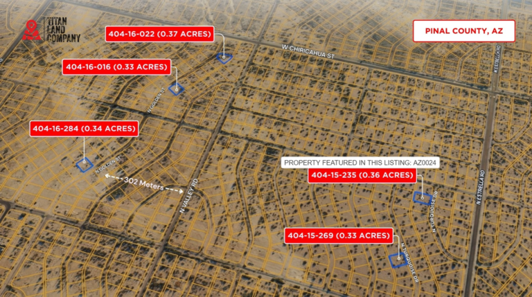 0.36 Acre • No HOA + Future Growth Area Near I-10 • Land for Sale in Pinal County, Arizona • AZ0024