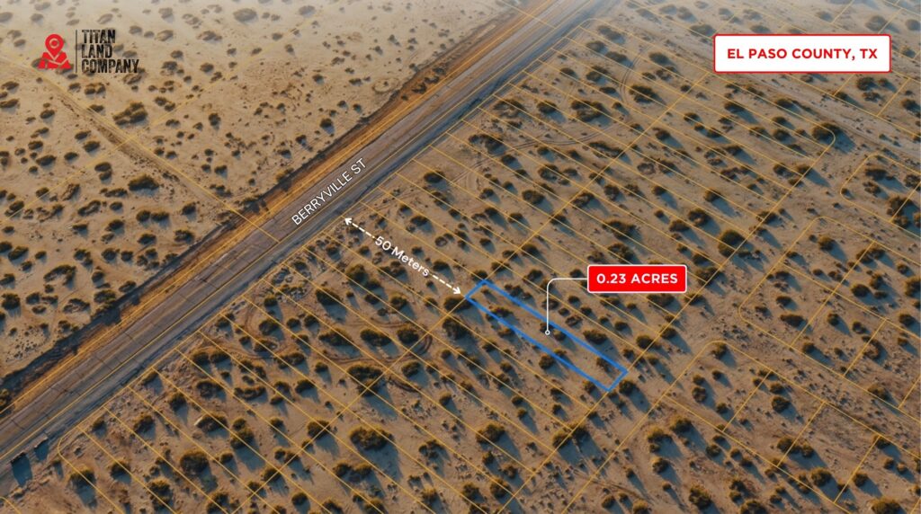 0.23 Acres • Near John Hayes/Berryville Expansion • Land for Sale in El Paso County, Texas • TX0019