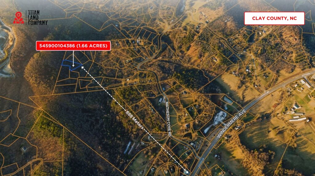 1.66 Acres • Wooded Mountain Homesite • Land for Sale in Clay County, North Carolina • NC0001