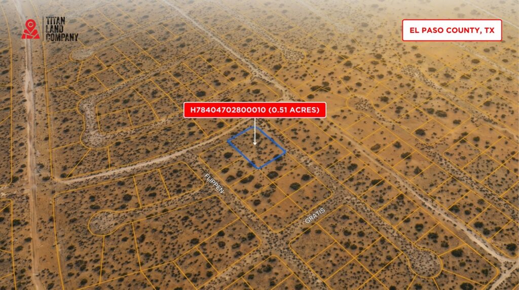 0.51 Acres • Near Montwood & North Ascencion Rd • Land for Sale in El Paso County, Texas • TX0020