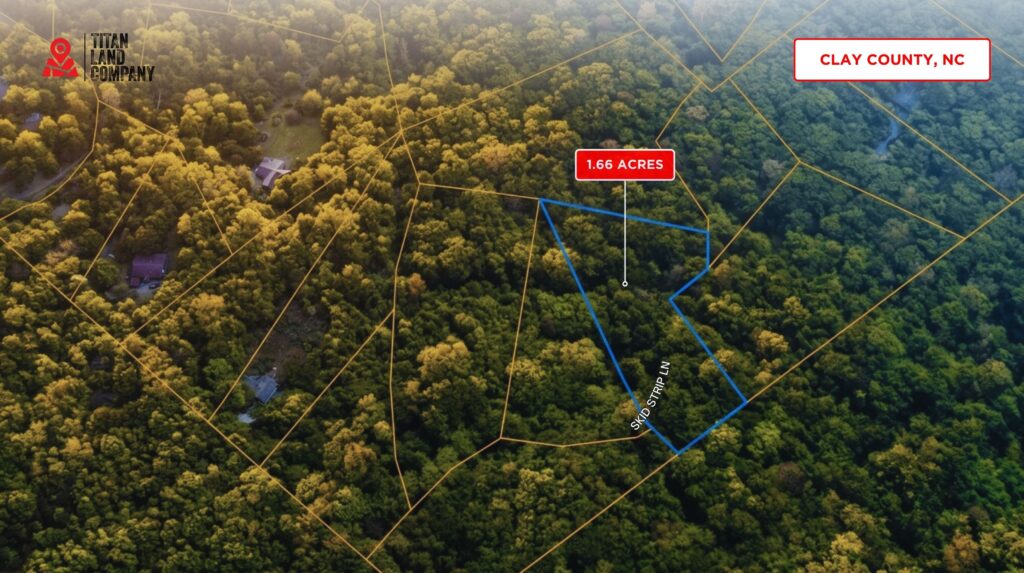 1.66 Acres • Wooded Mountain Homesite • Land for Sale in Clay County, North Carolina • NC0001